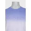 Men's purple t-shirt with tag