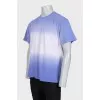 Men's purple t-shirt with tag