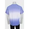 Men's purple t-shirt with tag