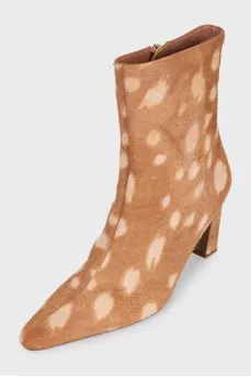 Altair brown ankle boots with tag