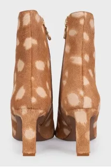 Altair brown ankle boots with tag
