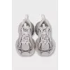 Gray textile sneakers 3XL