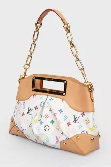 Сумка White Monogram Multicolore Judy MM