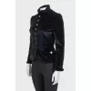 Black velvet jacket