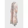 Fitted maxi dress with print