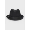 Black woolen hat