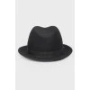 Black woolen hat