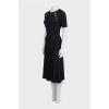 Fitted dress with signature buttons