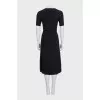 Fitted dress with signature buttons