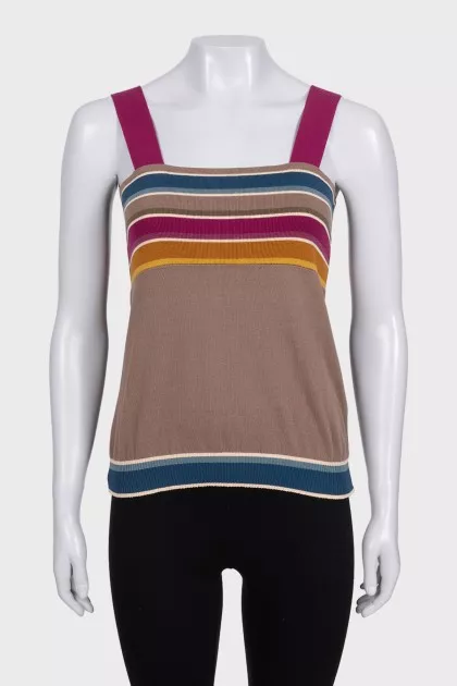 Top with wide straps