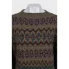 Loose-fitting jumper with wide sleeves