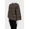 Loose-fitting jumper with wide sleeves