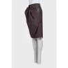 Purple skirt with patch pockets