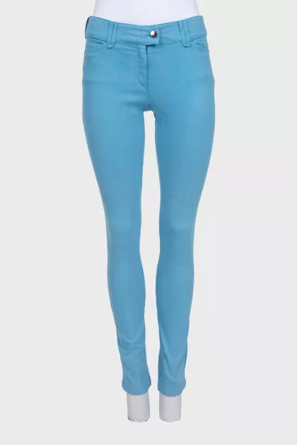Mid-rise skinny jeans