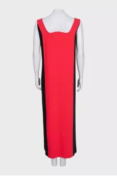 Two-tone maxi dress