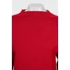 Red wool sweater