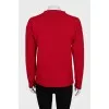 Red wool sweater