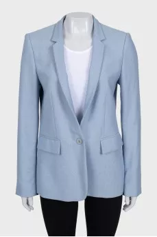 Light blue wool jacket