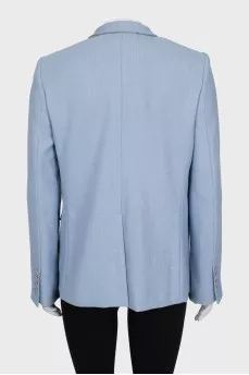Light blue wool jacket