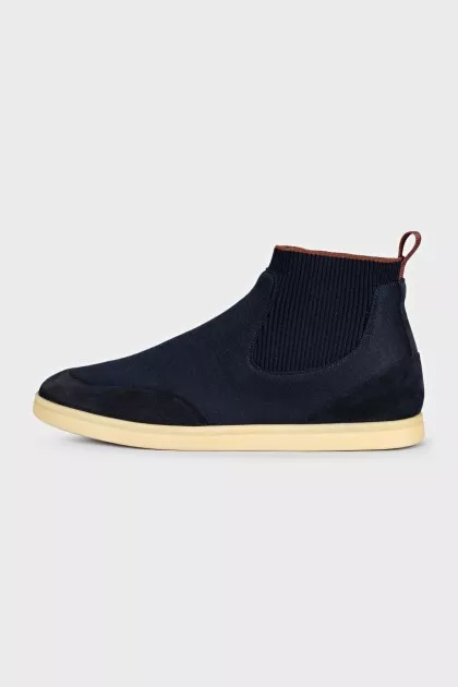 Men's blue boots