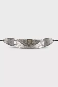 Belt with leather ties