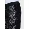 Lace leggings decorated with sequins