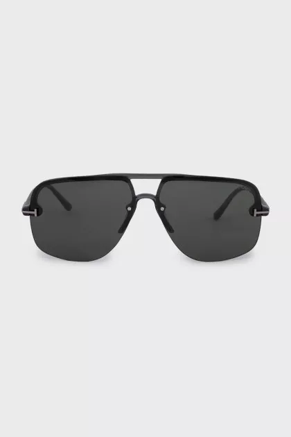Men's green tinted sunglasses
