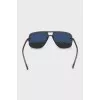 Men's green tinted sunglasses