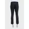 Men's cropped straight leg jeans