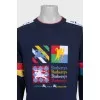 Men's loose-fitting sweatshirt with a print