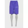 Men's purple shorts