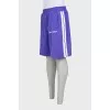 Men's purple shorts