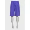 Men's purple shorts