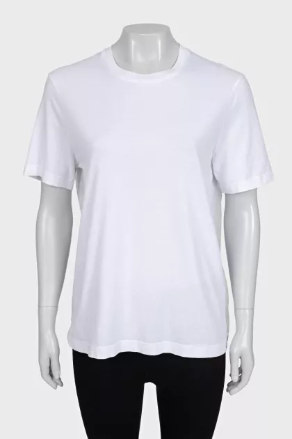 White mesh t-shirt