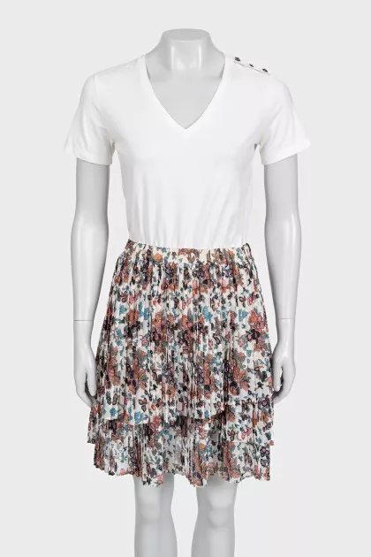 Fitted pleated dress