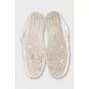 Men's leather and suede lace-up sneakers
