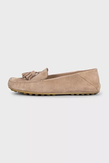 Бежеві лофери Dot Sole Walk