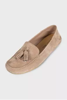 Бежеві лофери Dot Sole Walk