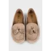 Бежеві лофери Dot Sole Walk