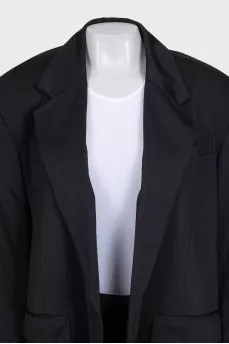 Oversized black jacket