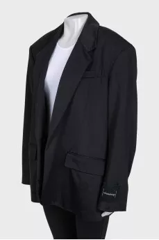 Oversized black jacket