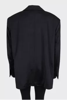 Oversized black jacket