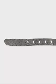 Double-sided belt in a combination of colors