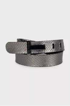 Double-sided belt in a combination of colors