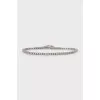 White gold tennis bracelet with diamonds