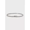 White gold tennis bracelet with diamonds