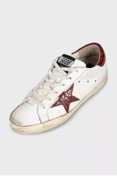 White Super-Star sneakers