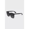 Black sunglasses with logo