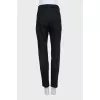 Черные slim fit брюки