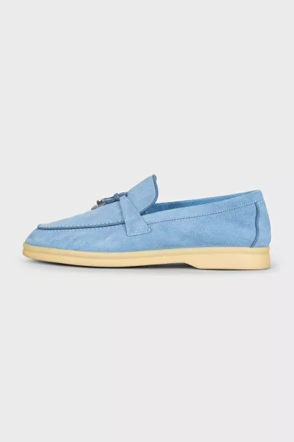 Summer Walk Blue Loafers